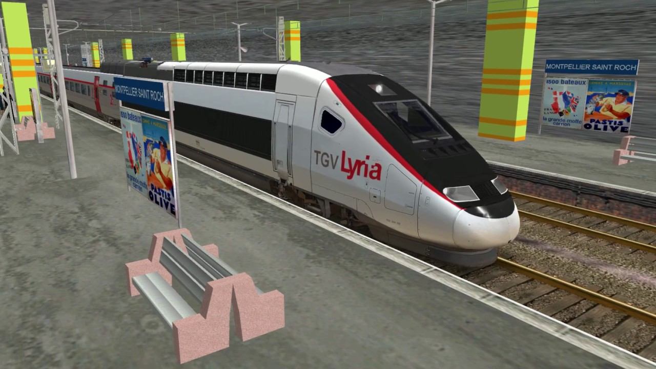Train TGV for OpenRails