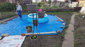 Старая дача - 30 июня чуть подробнее про душ, смешные утки, да будет свет на улице!