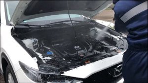 Как я мою двигатель на Mazda CX-5.