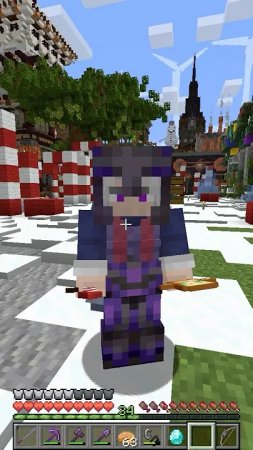 [Venazar] Эльф-NPC раздает подарки на МайнШилд 4! #minecraft #майнкрафт #mineshield #майншилд4 #майн