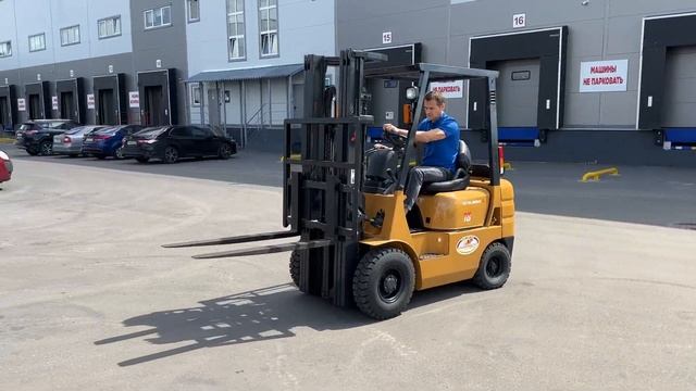 Вилочный погрузчик МИЦУБИСИ бензин 1,8т смотреть онлайн