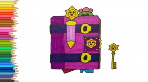 Как нарисовать Дневник Колетт из Бравл Старс 🔖