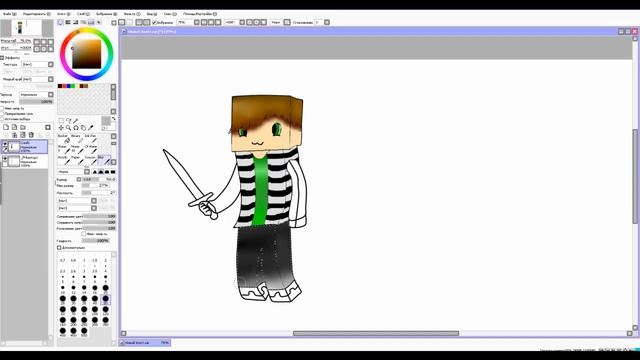 Speed art-Мой скин смотреть онлайн