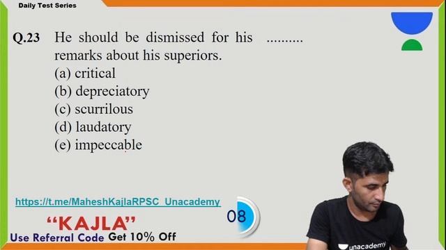 Daily Test Series | Part 33 | Grammar | REET/RAS Crash Course 2021 | Mahesh Kumar Kajla смотреть онлайн