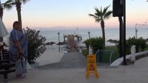 ANITAS HOTEL 4*. Утренняя прогулка к морю (walk to the sea).