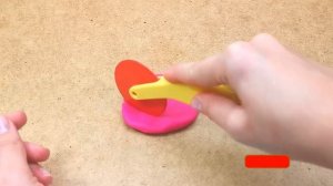 Розовый пластилин/Нарезка пластилина/Satisfying