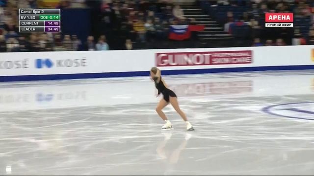 2019 Euro Ladies SP Gerli Liinamae Young and beautiful by Lana Del Rey смотреть онлайн