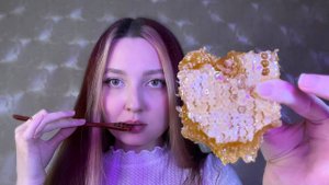 АСМР Итинг меда 🍯