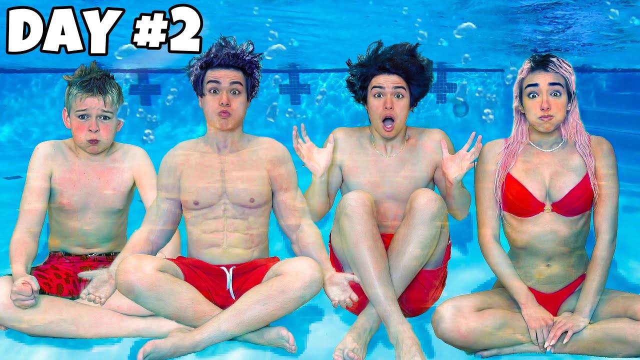 Кто Последний Покинет Бассейн - Получит $100,000 (Близнецы Стокс | Stokes Twins)