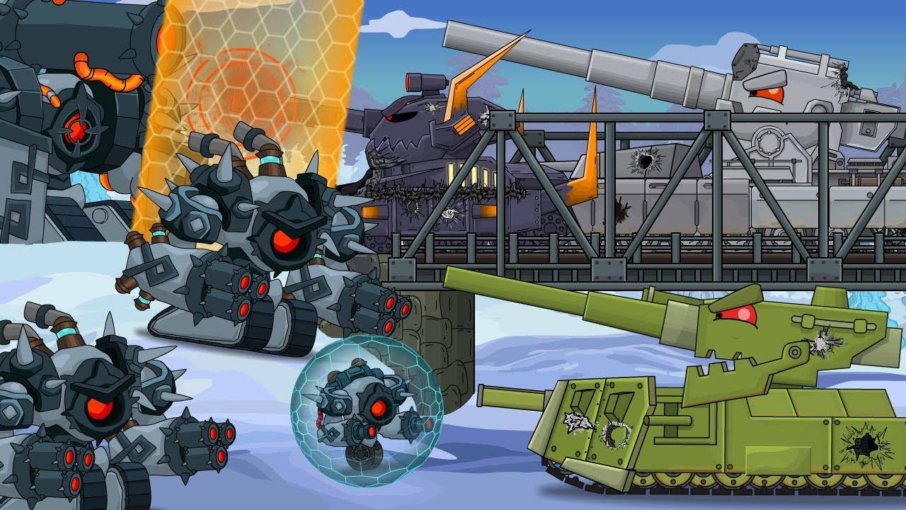 Танковый марш сквозь хаос! Арта-Монстр ,Морок, Разоритель и Гибрид смотреть онлайн