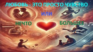 Любовь - это просто чувство или нечто большее