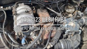 ВАЗ 2123 Chevrolet Niva. Замена регулятора ХХ и дроссельного узла