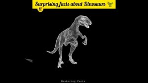 Amazing facts about dinosaurs in hindi | Dinosaurs | Amazing facts  #hankeringfacts #facts #shorts