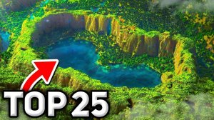 ТОП-25 лучших новых сидов для строительства в MINECRAFT 1.21! (Bedrock и Java) #майнкраф