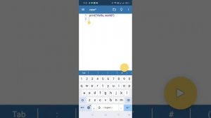 Python для смартфона - Pydroid 3