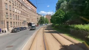 Самый длинный трамвайный маршрут Санкт-Петербурга 🚋 #tram #summer #saintpetersburg