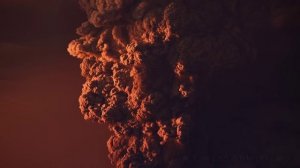 Таймлапс извержение вулкана Кальбуко в Чили
