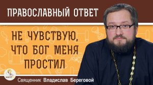 НЕ ЧУВСТВУЮ, ЧТО БОГ МЕНЯ ПРОСТИЛ. Священник Владислав Береговой