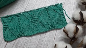 Мастер класс. Узор спицами.