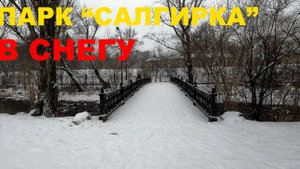 Парк "Салгирка" под снегом