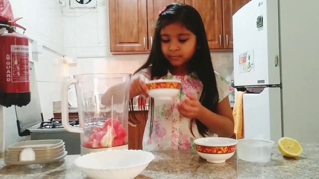 Fresh Watermelon Lemonade #kids cooking #WatermelonLemonade