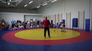 Чистая победа Новокубанского борца, после красивого броска!