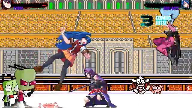 MUGEN Request: Zim & Yuuki Vs Morrigan & Saki смотреть онлайн