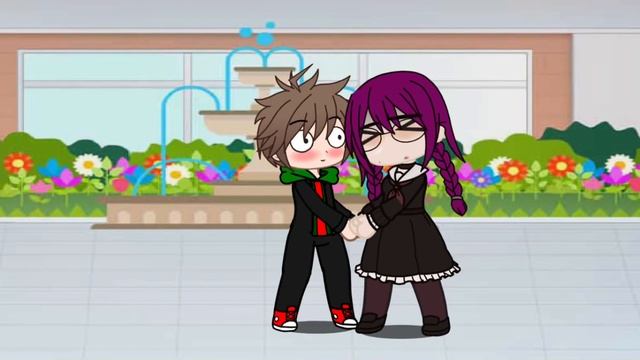Danganronpa non dispair au makoto x toko Gacha club смотреть онлайн