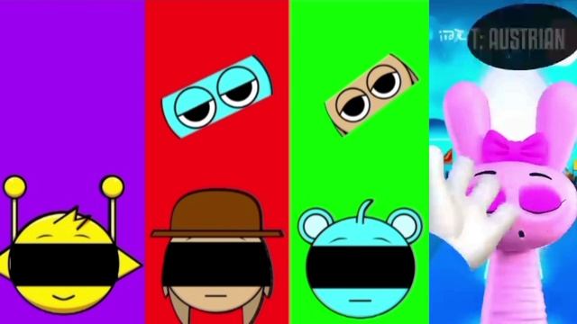 Неправильные глаза 👀 Неправильное тело Sprunki 3D Анимация смотреть онлайн