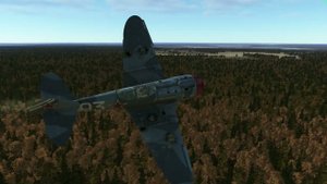 Ла-5 ФН Погоня за хартманом на Bf 109 G-14