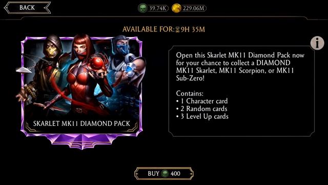 MK Mobile Skarlet MK 11 Diamond Pack Opening | How to Unlock MK 11 Scorpion, Skarlet & Sub Zero. смотреть онлайн