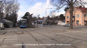 SL Tram Nockebybanan, Nockeby Torg, Stockholm