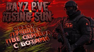 DAYZ PVE ОБЗОР ЛУЧШЕГО СЕРВЕРА С БОТАМИ RISING SUN