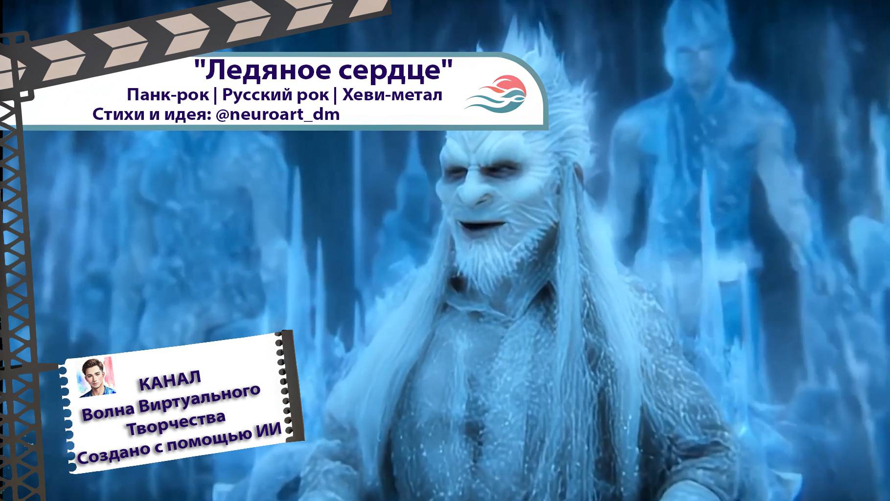Ледяное сердце - Панк рок, Русский рок, хеви-метал | SUNO AI by @neuroart_dm