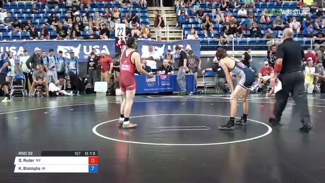 Junior FS 113 Rnd 32 - Dylan Ryder (NY) vs. Kyle Biscoglia (IA) смотреть онлайн