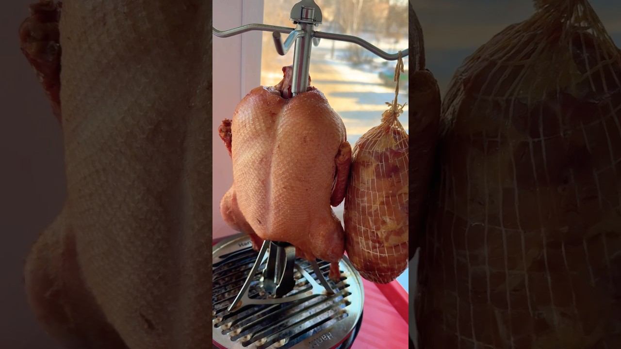 Утка горячего копчения (варка -метод Су-вид) #утка #горячеекопчение #мясо #копчениемяса #копчености смотреть онлайн