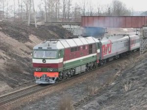 ТЭП70-0265 (БЧ, ТЧ-15 Орша) с поездом №19 СПб - Одесса (РЖД/Окт)