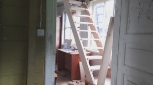 Старая дача, что изменилось на 26 июня , строим лестницу на 2й этаж