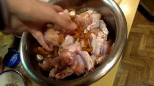 КУРИННЫЕ КРЫЛЫШКИ ПО КЛЮКЕРОВСКИ С КУРАГОЙ