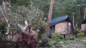 Aftermath Cyclone Mick at Mango Bay Fiji