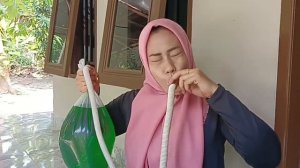 drama💘😂kaget mama minum  jus jumbo perutnya buncit kayak orang hamil