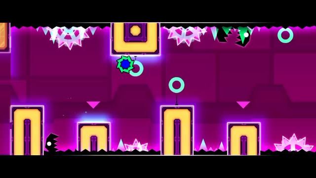 Прохождение Airborne Robots в Geometry Dash Meltdown с глюками