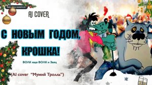 ВОЛК+ВОЛК+ЗАЯЦ - "С Новым Годом, крошка!" ("Мумий Тролль") AI Cover.
