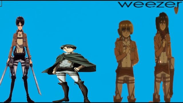 Weezer Buddy Holly (Attack On Titan Version) смотреть онлайн