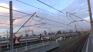 Электровоз ЧС6  с пассажирским