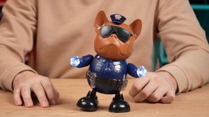 6848419 Игрушка «Полицейский», работает от батареек, танцует, световые и звуковые эффекты