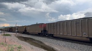 BNSF 9200 Leads a Slow Coal Drag Through Palmer Lake