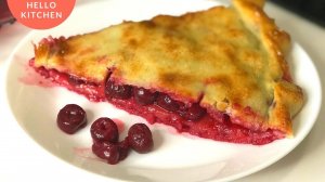 Осетинский Пирог с Вишней "БАЛДЖИН" | Нежное тесто | Десерт к чаю. Простой рецепт! Выпечка.