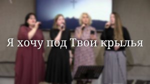 «Я хочу под Твои крылья» — Христианские песни