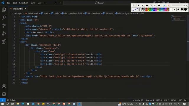 Learn Bootstrap : Bootstrap Tutorials : Row Column Classes in Bootstrap - Bootstrap for Beginners смотреть онлайн